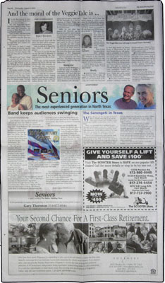 Dallas Morning News Seniors Pages