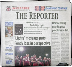 Fond du Lac Reporter. The Fond Du Lac Reporter is in the Green Bay ...