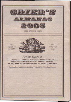 Grier's Almanac