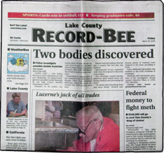 Lakeport Lake County Record Bee