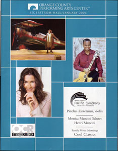Orange County Performing Arts Center Programs