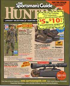 Sportsman's Guide Catalog Inserts