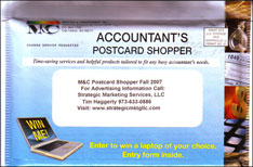 Accountant's Postcard Shopper