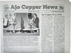 Ajo Copper News