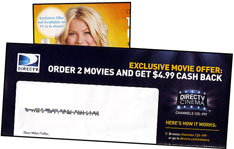 DirecTV Cinema Mail Ride-along