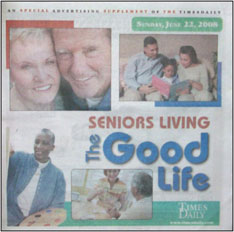 Florence Times Daily - Living the Good Life - NO L