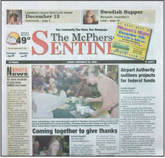 Gatehouse Media McPherson Sentinel Group