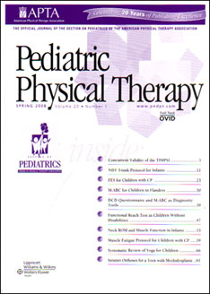 Journal of Pediatric Physical Therapy