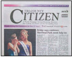 Tri-County Citizen. The Tri-County Citizen is a weekly newspaper serving  Chesaning, Montrose, New Lothrop, St Charles and surrobnding areas. The  Lapeer County Press Group includes: Lapeer Press & Extra, County Line,  Reminder