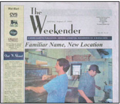 Lexington News Gazette- The Weekender TMC