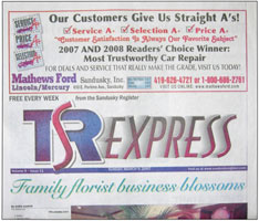 Sandusky Register - TSR Express TMC