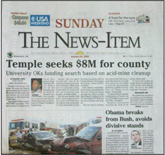 Shamokin Mt. Carmel News Item