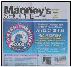 Virginia Mesabi Daily News -Manney's Shopper TMC